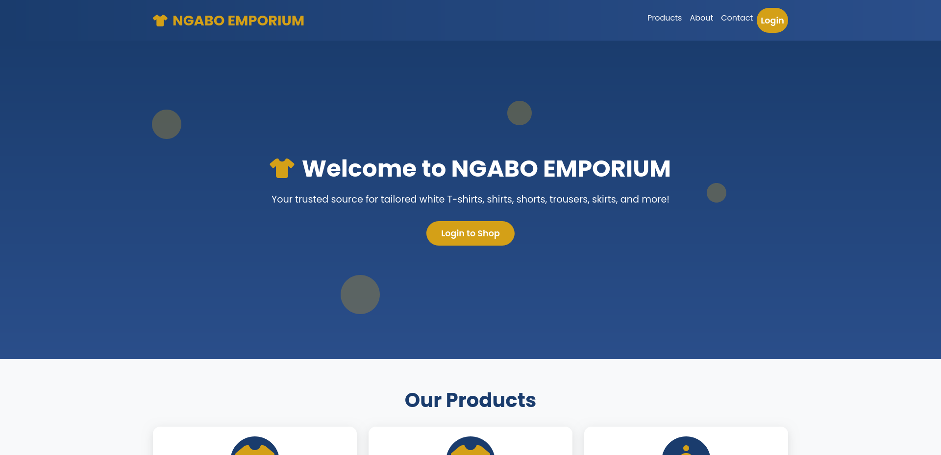 Ngabo Dashboard